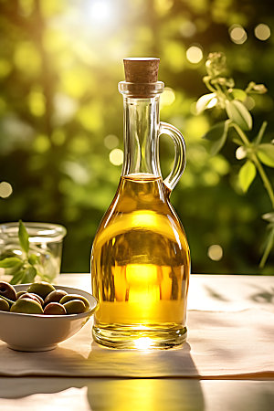 食用油橄榄油调料摄影图