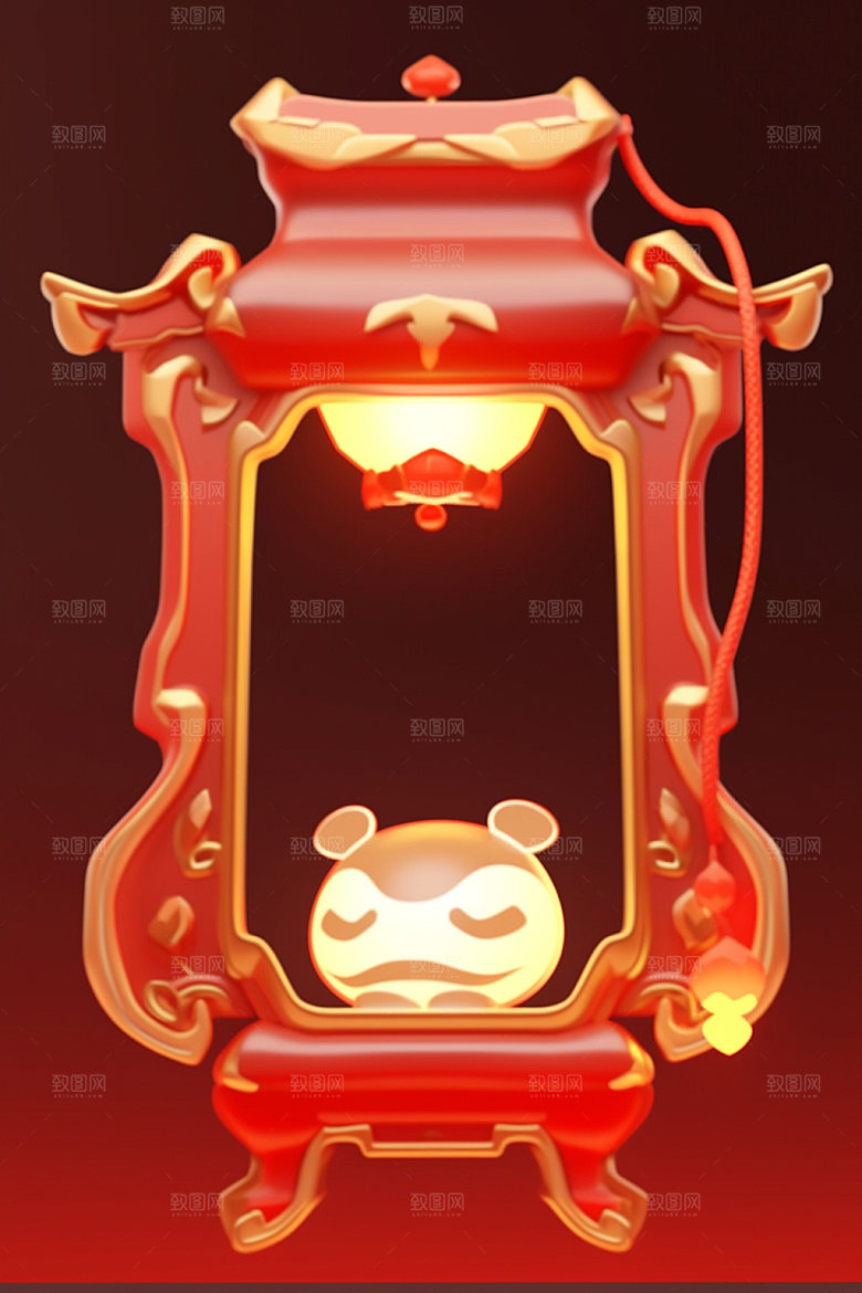 新春边框春节新年UI元素