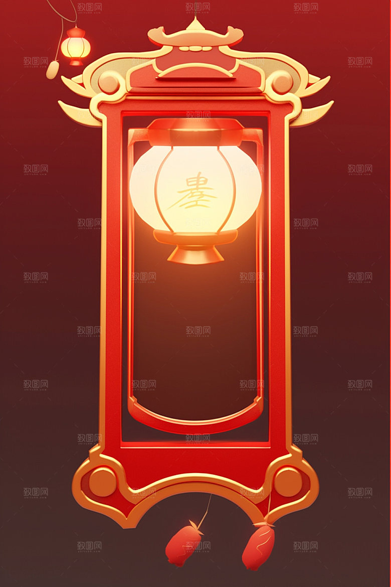 新春边框新年中国年UI元素