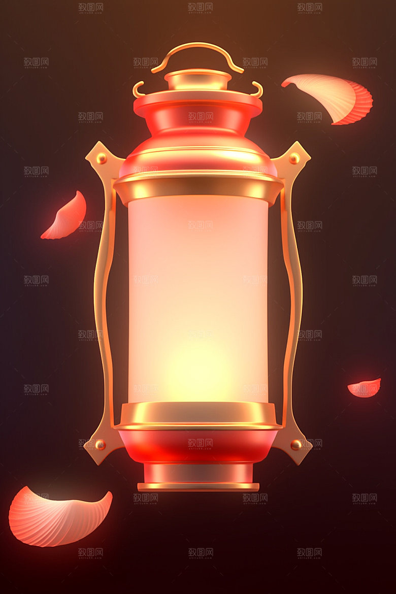 新春边框红色春节UI元素