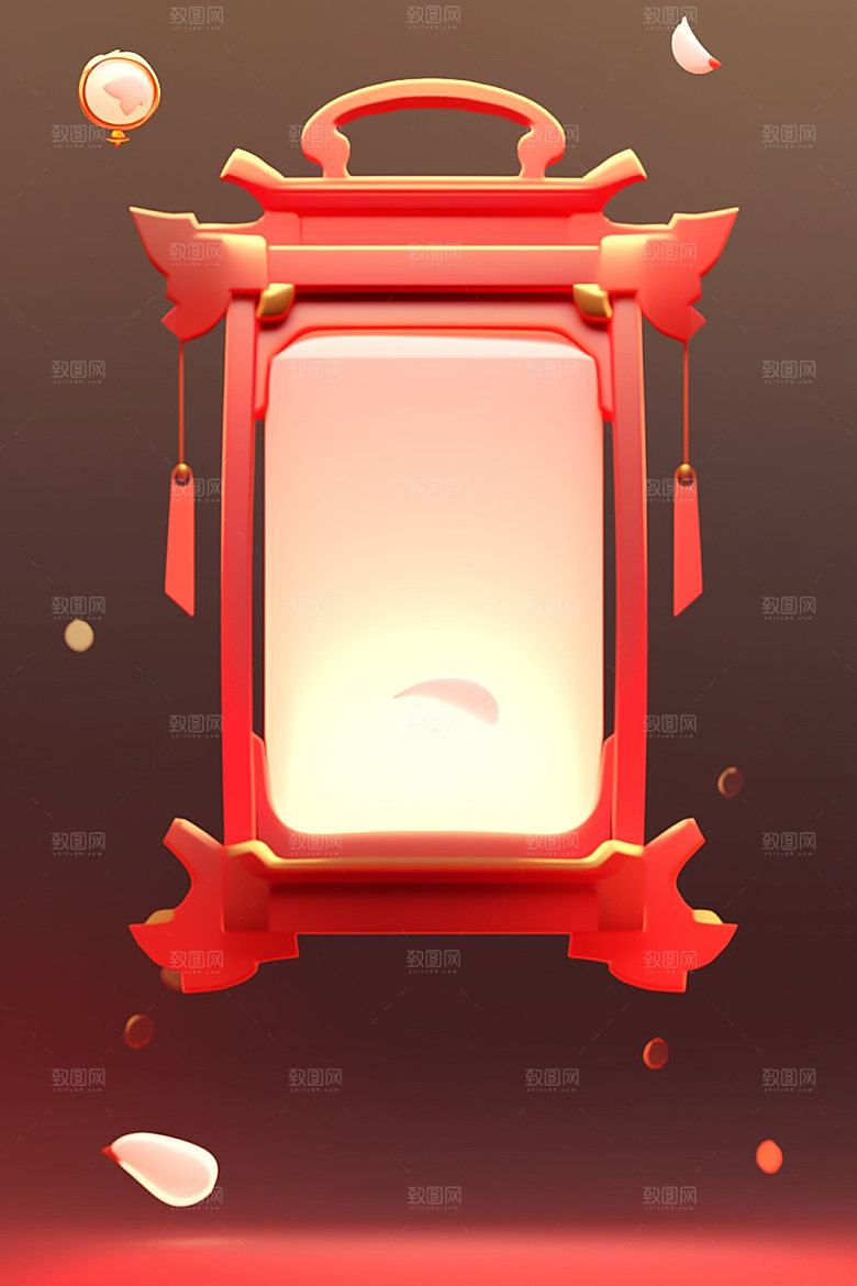 新春边框中国年红包UI元素
