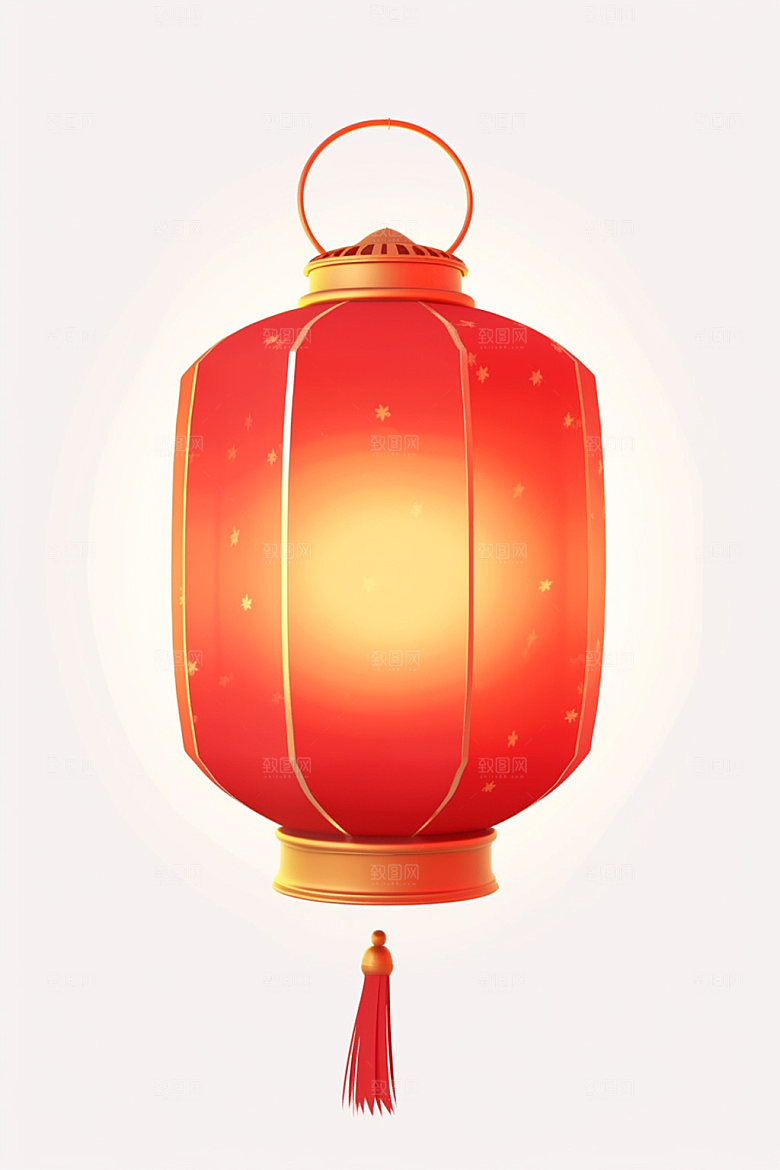 红色灯笼福利3DUI元素