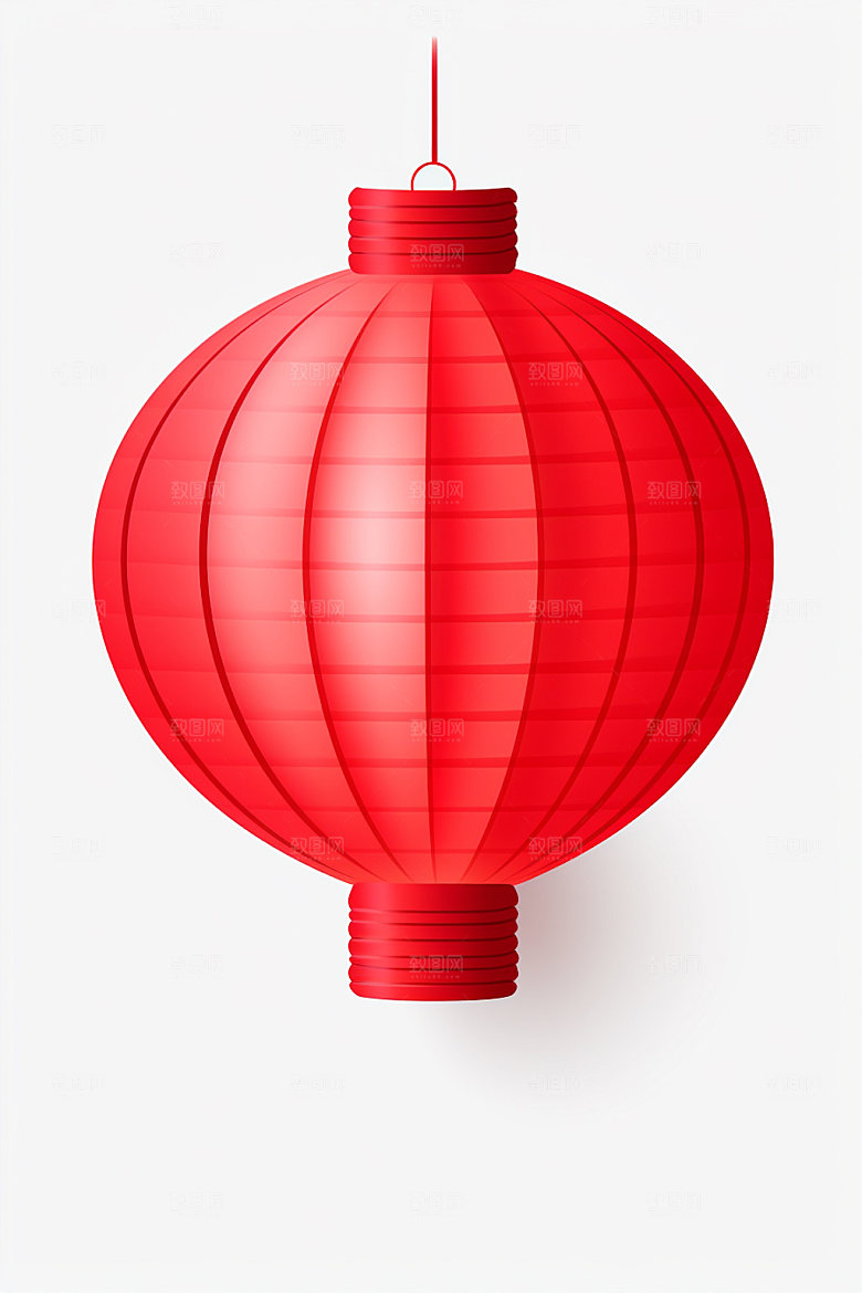 红色灯笼新年弹窗UI元素