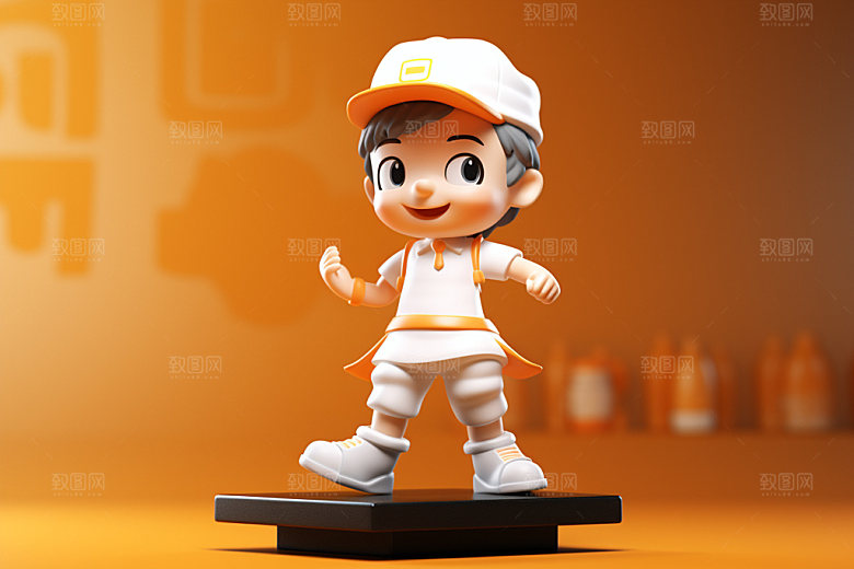 卡通厨师主厨形象素材