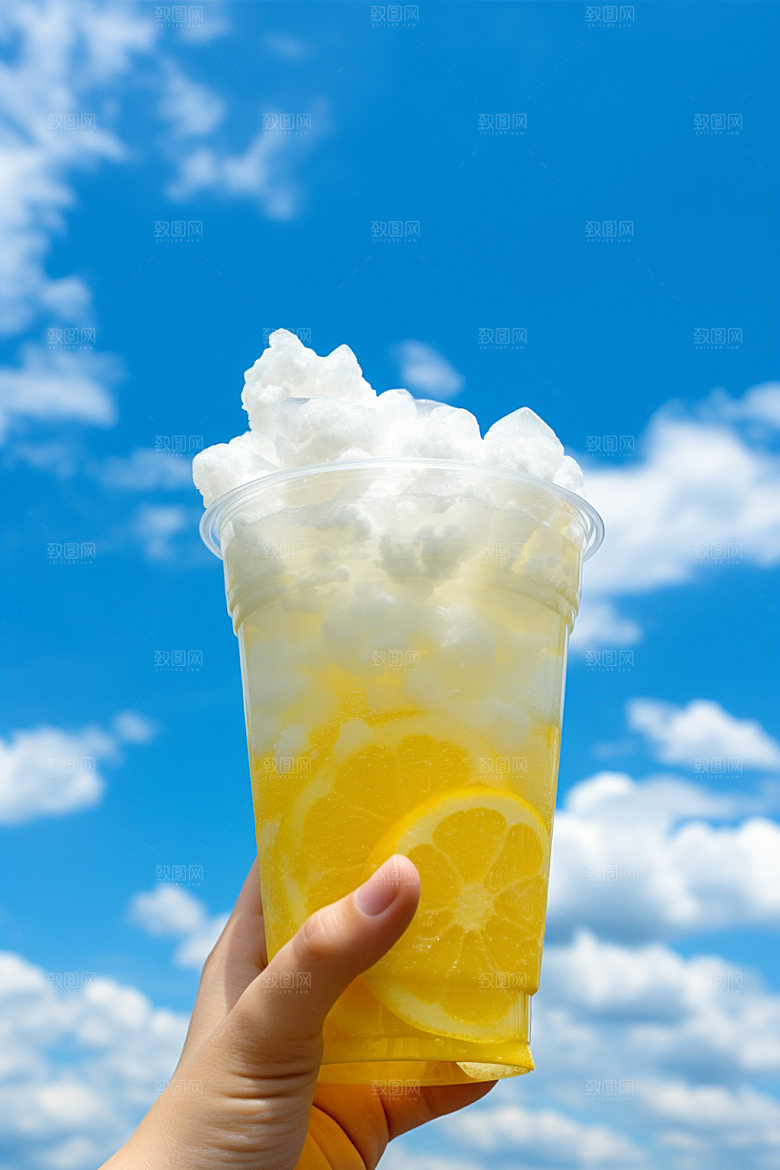 处暑清新夏天摄影图
