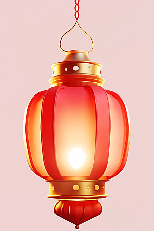 新年灯笼立体中国年元素