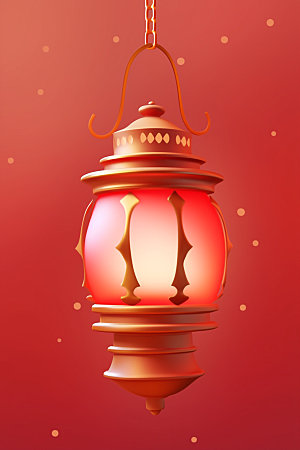 新年灯笼图标中国年元素