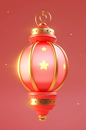 新年灯笼红色春节元素