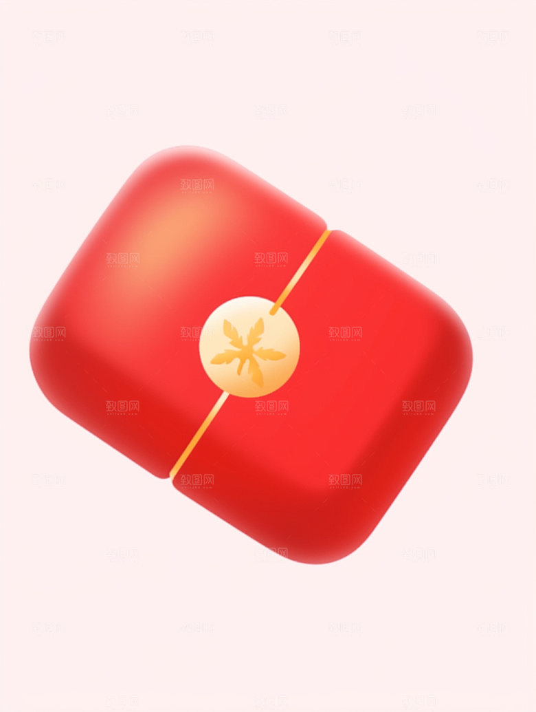 促销红包活动立体C4D模型