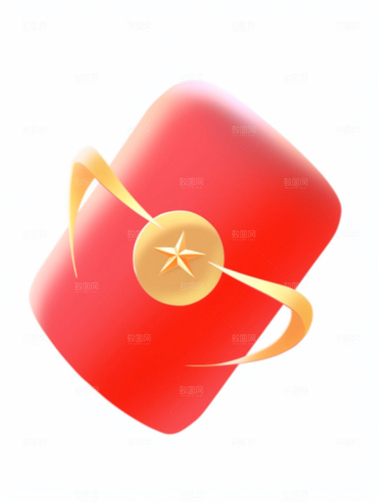 促销红包双十一喜庆C4D模型