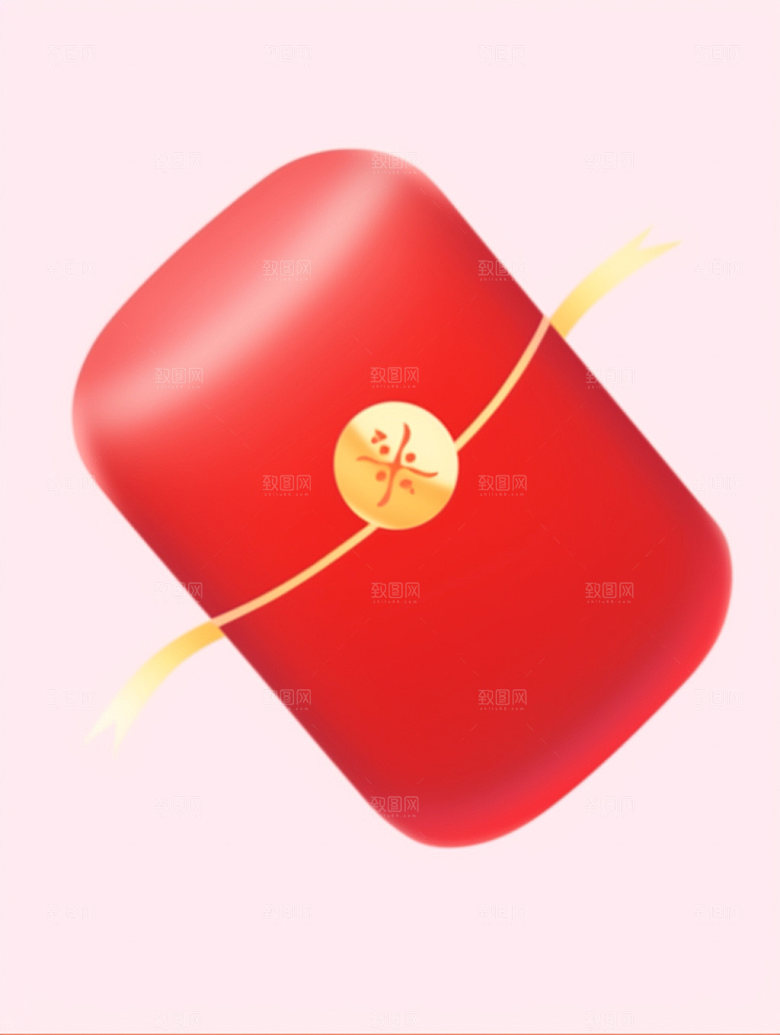 促销红包优惠礼品C4D模型