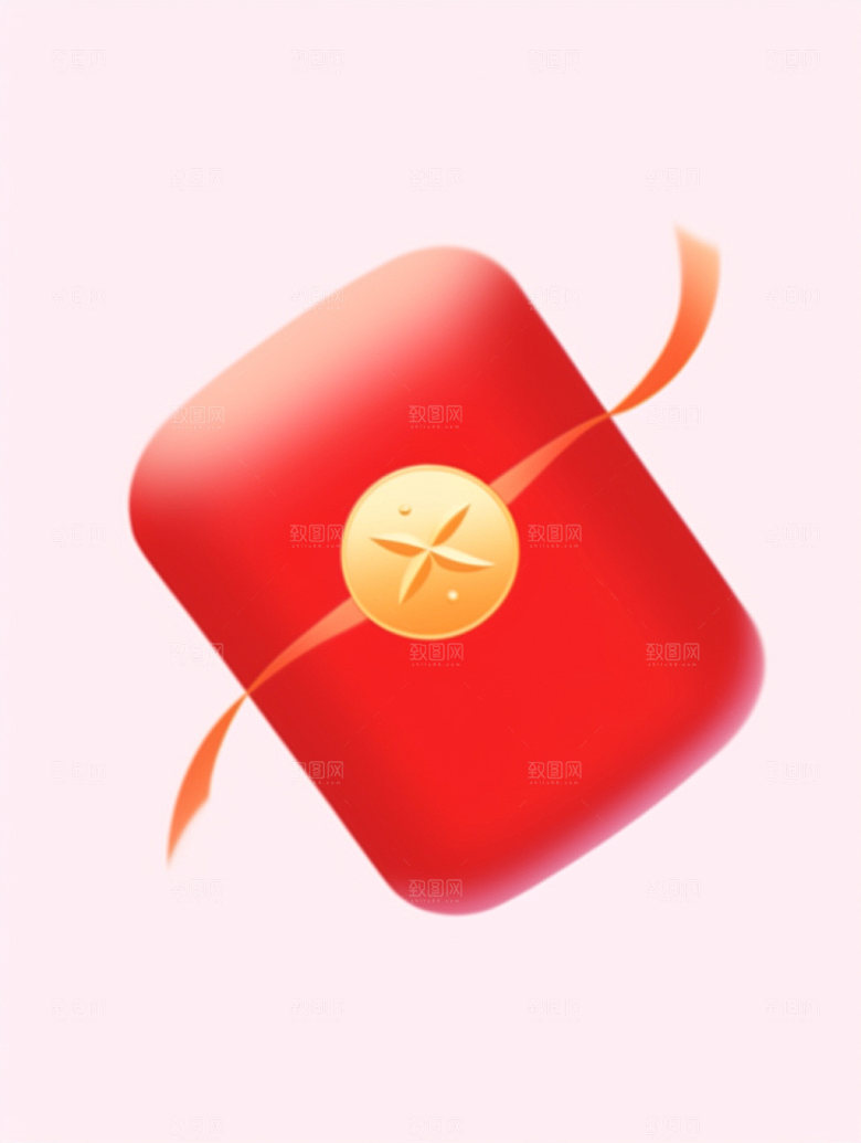 促销红包大促礼品C4D模型