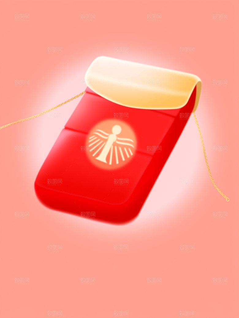 促销红包优惠活动C4D模型