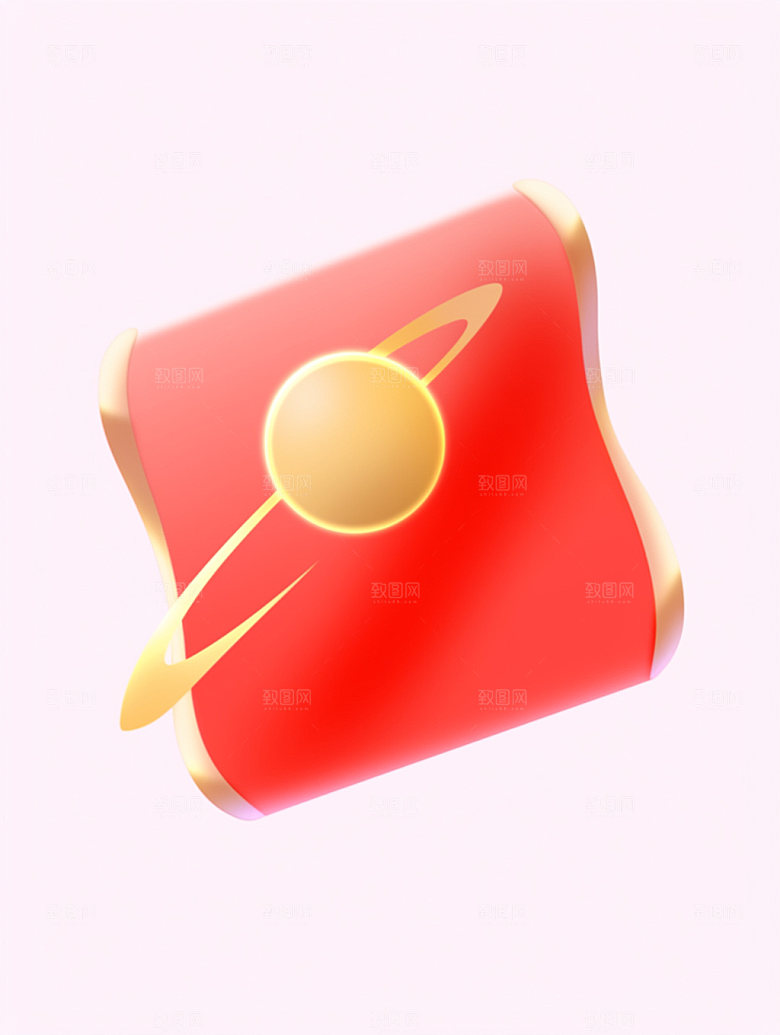 促销红包喜庆优惠C4D模型