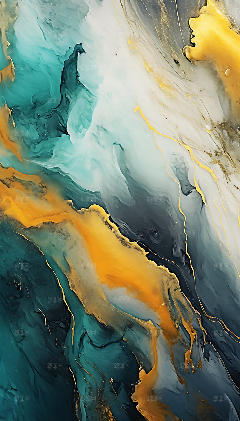 大理石纹理鎏金质感背景