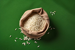 大米粮食生米摄影图