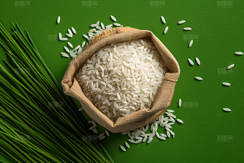 大米食品粮食摄影图