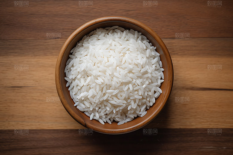 大米粮食生米摄影图