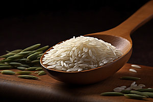大米食材粮食摄影图