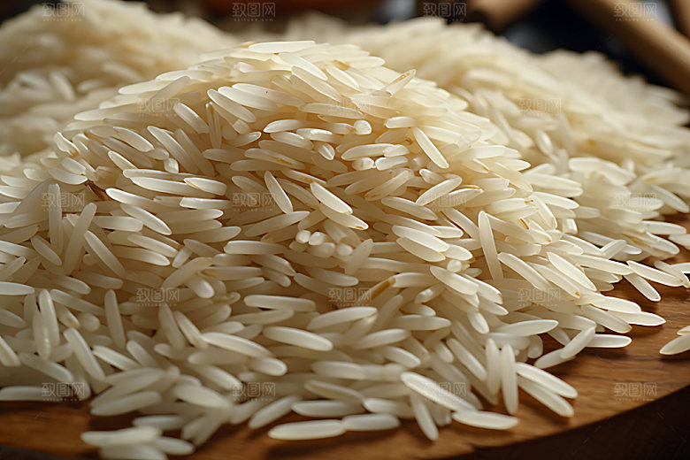 大米生米食品摄影图