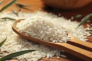 大米生米食品摄影图