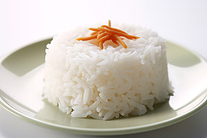 米饭主食美食摄影图