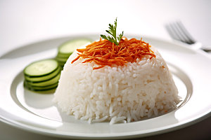 米饭大米煮饭摄影图