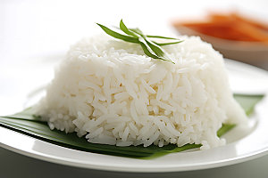 米饭主食煮饭摄影图