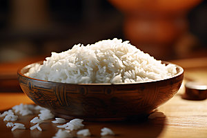米饭煮饭大米摄影图
