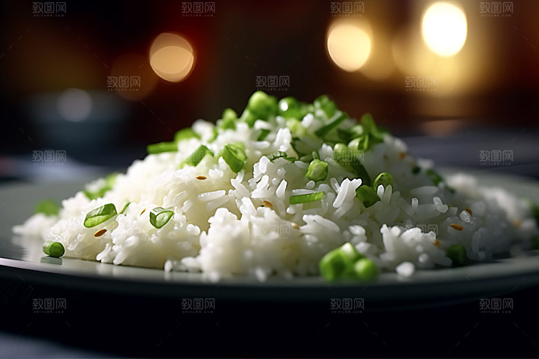 米饭主食大米摄影图