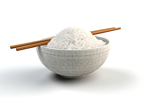 米饭大米美食摄影图