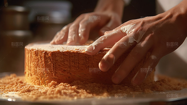 蛋糕制作西点烤蛋糕摄影图