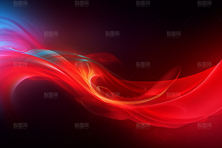 红色大红大气背景图