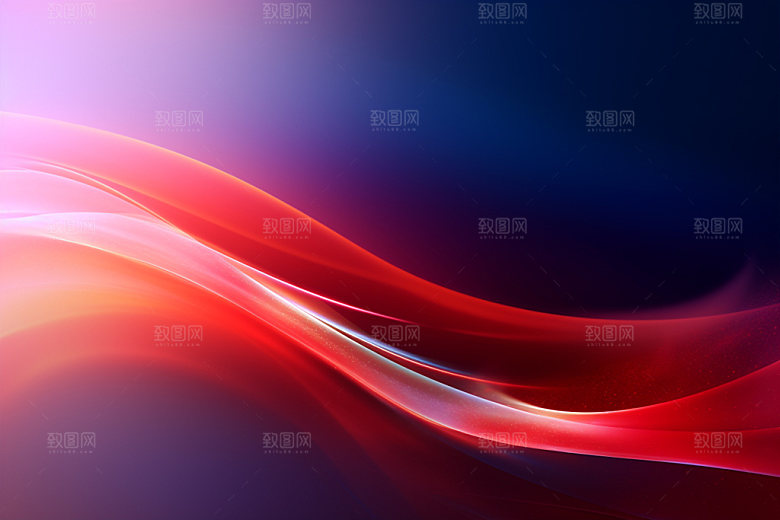 红色抽象党建背景图