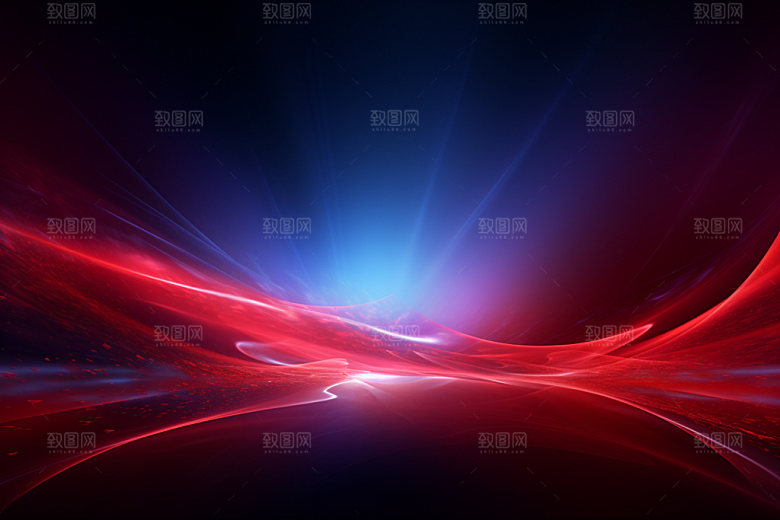 红色喜报简约背景图
