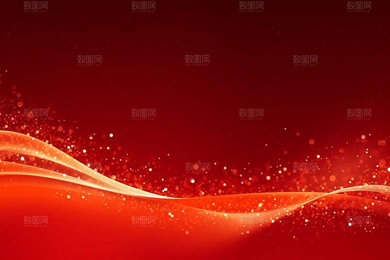 红色年会光效背景图
