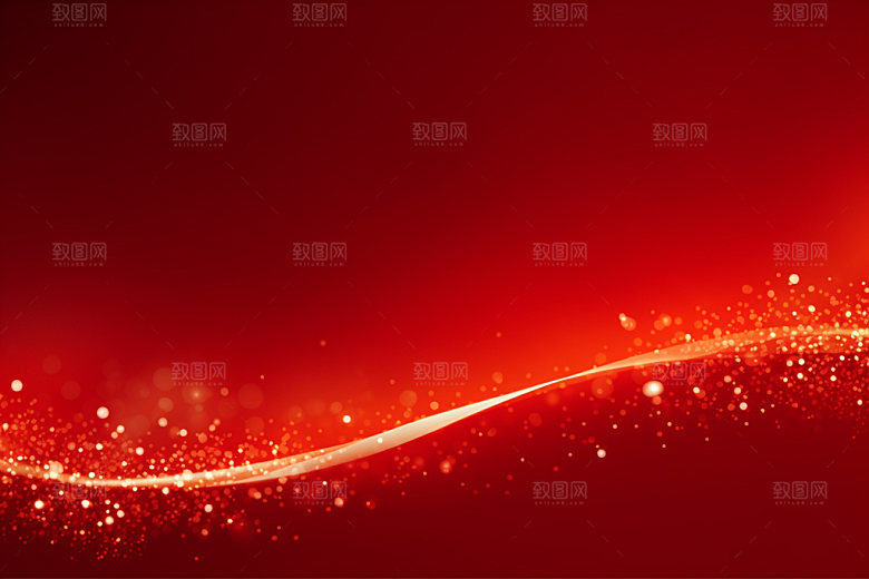 红色抽象喜庆背景图