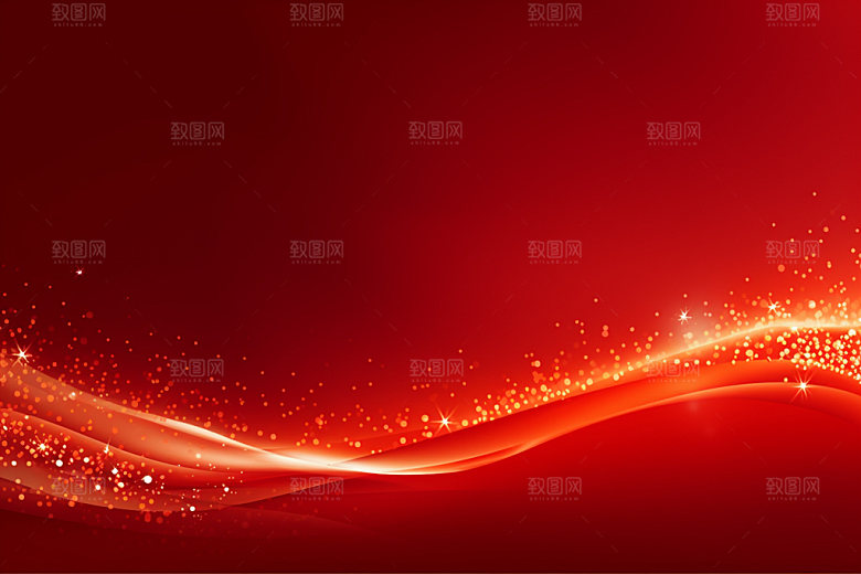 红色简约大气背景图