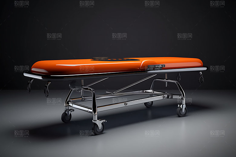 医疗担架急救设备模型效果图