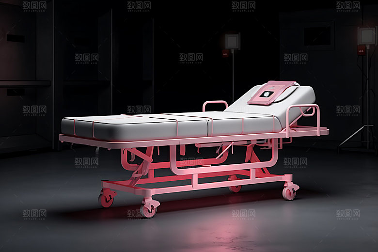 医疗担架病人运送医疗器材效果图