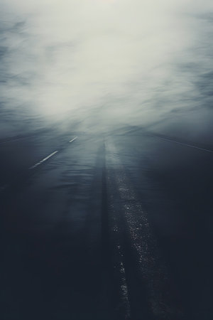 大雾天气现象自然气候摄影图
