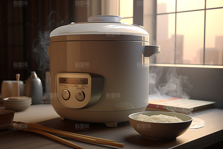 电饭锅加热产品效果图
