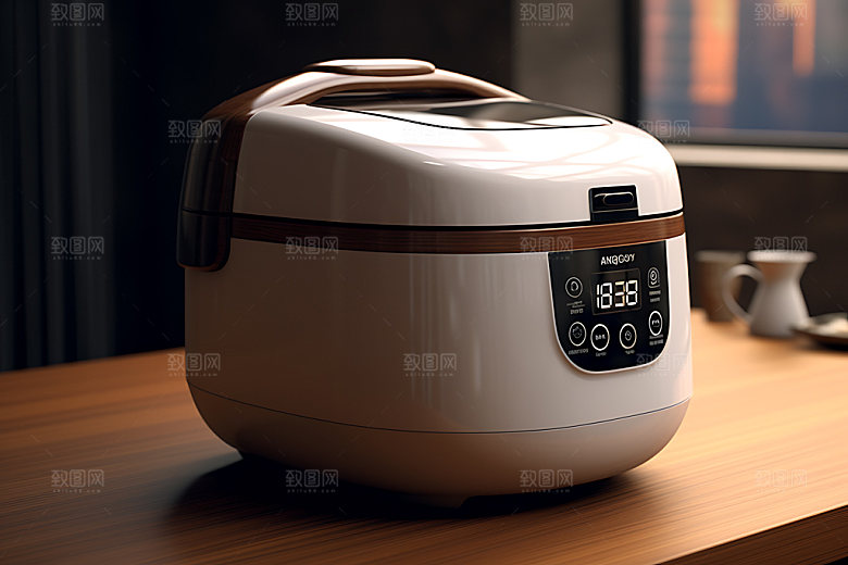 电饭锅高清小家电效果图