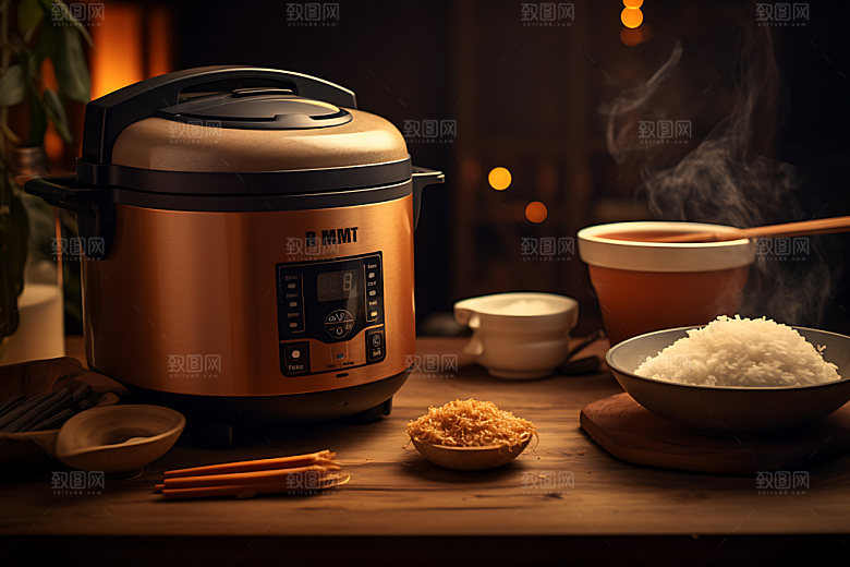 电饭锅高清烧饭效果图