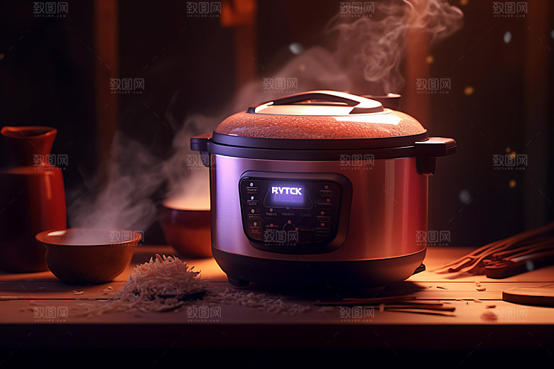电饭锅小家电烹饪工具效果图