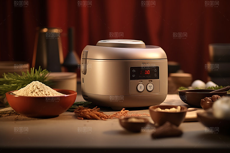 电饭锅烹饪工具炖煮效果图