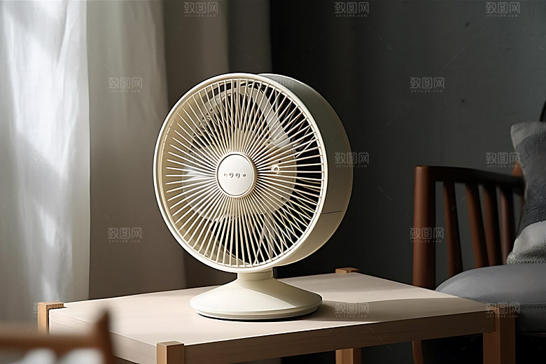 电风扇高清夏天效果图
