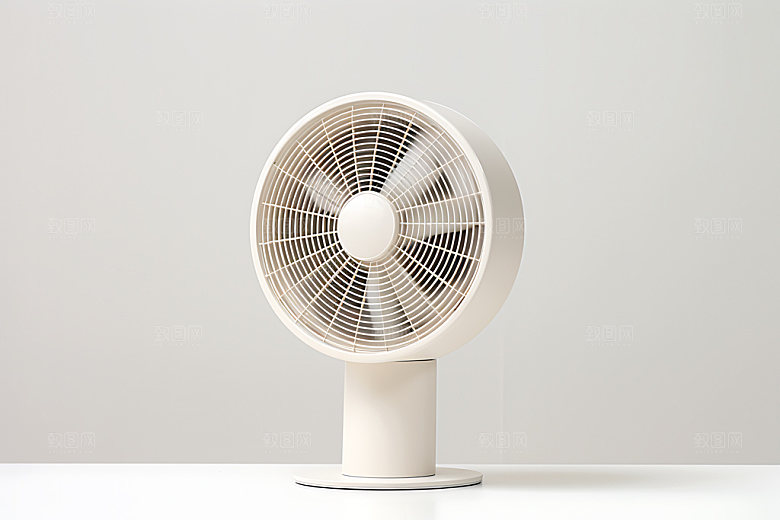 电风扇降暑夏季效果图