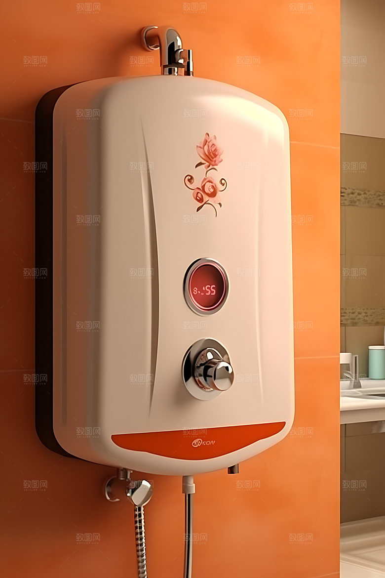 电热水器加热高清效果图