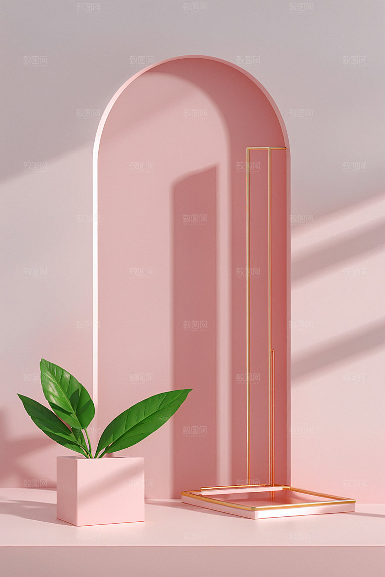 夏日清新INS风高清电商背景